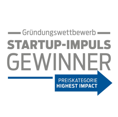 Logo Startup Impuls Gewinnerin Friederike Eike